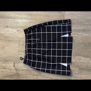 Checkered skirt